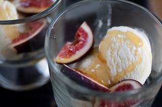 Crème glacée figue et miel